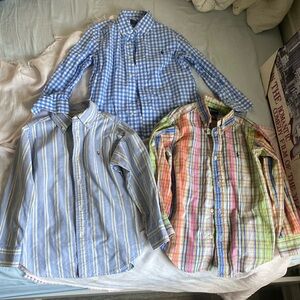 Ralph Lauren polo boys button down shirts
